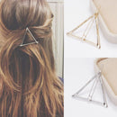 2X Women Korean Style Triangle Hairpin Hair Clip Hair Accessories Bobby PinsG Gw