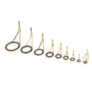Pack of 9 Pieces Fishing Rod Guide Fishing Rod Eye Ring for Rod Building Kit