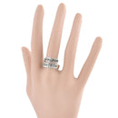 1 Pc Fashion Women Punk Heart Letter "Hakuan Matata" Open Twist Finger Ring FU