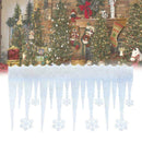 Christmas decoration bubble ice stripes snowflakes Hot wall W decoration wi H8L9