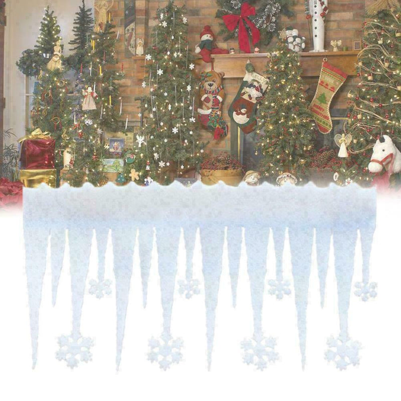 Christmas decoration bubble ice stripes snowflakes Hot wall W decoration wi H8L9