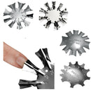 4x Easy Smile Line Trimmer Cutter French Nail Art Cutting Stencil Template