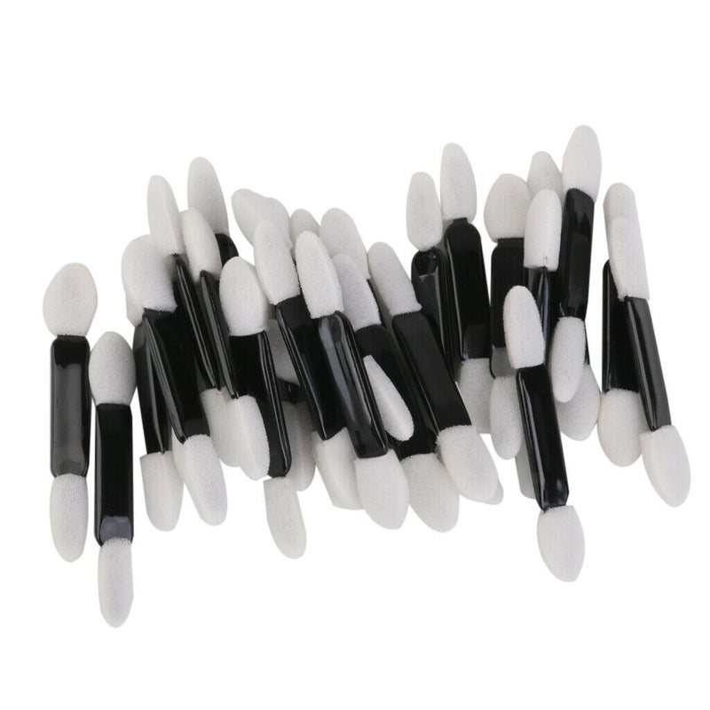 Pack of 50pcs Disposable Double Ended Eye Shadow Sponge Brush EyeShadow