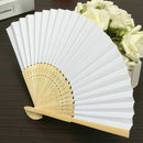 30 PCS folding Paper hand fan custom halloween ladies baby shower wedding f