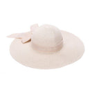 Fashion Women Sun Hats Hand Made Straw Hat Female Ribbon Bow-Knot Wide Brim