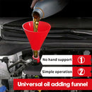 Detachable Oil Funnel Car Engine Vehicle Fluid Filling Durable Adjustable Width