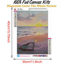 5D DIY Full Drill Diamond Painting Easeful Seaside Cross Stitch (B073)