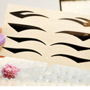 4 Pairs Temporary Rock Eye Tattoo Eyeshadow Stickers Eyeliner Makeup M&E MO