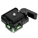 QR40 Camcorder Tripod Monopod Ball Head Quick Release Plate for DSLR Camera