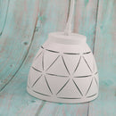 Iron Wire Hanging Lamp Shade Pendant Light Chandelier Shades Triangle