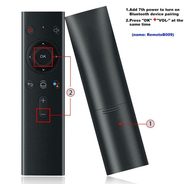 Q8 TV Top Box Remote Control Bluetooth Voice Wireless AI Voice Flying Squirrel