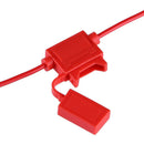Medium Standard Waterproof ATO ATC Inline 16WAG Blade Fuse Holder Red