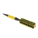 Round Hair Roller Brush Natural Wood Nylon Bristle Styling Hairbrush 1.8"