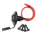 Quick Connect Flush-Mountable 30A 30cm SAE Socket Sidewall Port Cable Connector