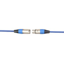 3 Pin XLR Male to Female Extension Cord Cable Audio Wire Mic Amplifier Blue