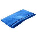 Double Face + inflatable pillow cushion Mat for Camping Picnic blue 40 * 25