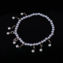 Elegant Elastic Women Pearls Anklets Leg Bracelet Ankle Chain Beach Jewelry