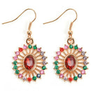 European And American Fashion Versatile Bohemian Necklace Earrings Combinat R4O6