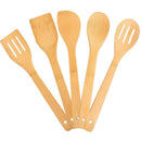 5 pcs kitchen utensils wooden anti-adhesive kitchen set of accessories bamb P3G7