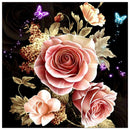 5D DIY Full Drill Diamond Painting Warm Flowers Cross Stitch Embroidery Kit