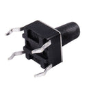 100 Pcs 6 x 6 x 9mm Tactile Tact Push Button Switch 4 Pin DIP