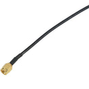 CO-174SMAX200-005 Black RG174 SMA Coaxial Cable, 50 Ohm, SMA Male to SMA Ma R1P1