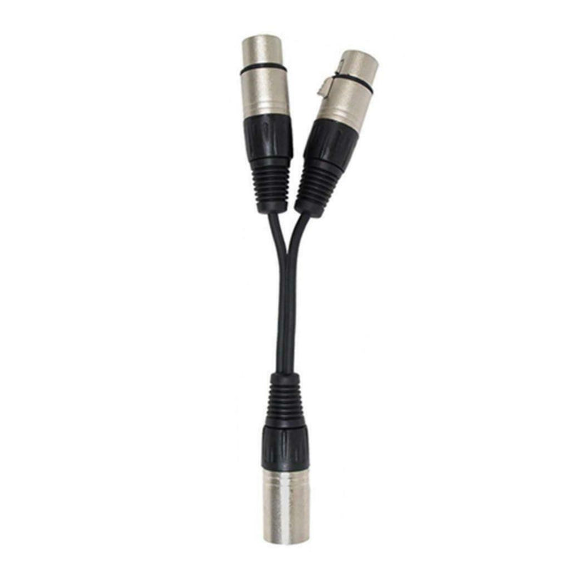 Acoustic Balance 3-Pin XLR Female To Dual 2 Male Splitter Microphone Cable