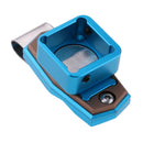 Magnetic Billiard Chalk Holder Pool Cue Sticks Accessory with Clip Blue