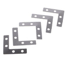 100PC 38mm Flat L Shape Bracket Brace Right Angle Corner Repair Plate Fixing