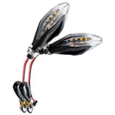 2Pcs Motorcycle Turn Signal Light Off-Road Motorcycle 5Led Double Light Two