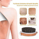 Body Brush Dry Skin Brushing Body Massage Brush Wooden Bath Shower Hair Mas