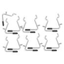 52 Pcs Metal Hooks Pegboard Hangers 23cm Tool Hooks for Hanging Tool Garage L9A8