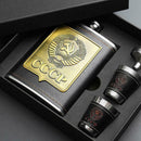 8oz Stainless Steel Hip Flask Liquor Alcohol Drink 2 Cups 1 Funnel Set