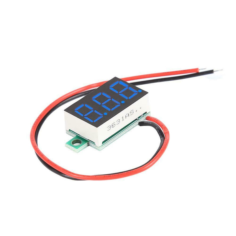 0.36 inch DC4-40V Digital Voltmeter Display Volt Meter Gauge Tester (Blue)