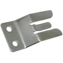 Stainless Steel Microphone Clip Hailers VHF CB Radio Mic Clamp 1" X 1-15/16