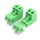 20pcs 5.08mm Pitch 2Pin Plug-in Screw PCB Terminal Block Connector ME