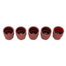10x Blue+Red AC System Charging Port Covers 13mm&16mm High Low Side Accessories