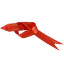 10PCS Large 10cm 4in Butterfly Style Golden Edge Ribbon Pull Bow Red