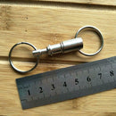 2pcs Outdoor Camping Backpack Carabiners Double Key Ring Hanging Padlocks