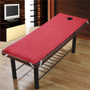 2pcs SPA Massage Table Mattress Beauty Facial Bed Sheet Pad 75x28inch  Gray Red