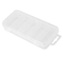 Transparent Plastic Fishing Lure Bait Box Storage Organizer Container Case