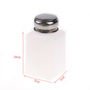 Nail Polish Remover Cleanser Dispenser Empty Acetone Pump Bottle Contai JR