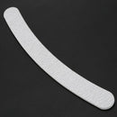 10 x Grey Nail Files Sanding 100/180 Curve Banana for Nail Art Tips Manicur