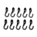 10Pcs Open End Cord Hook Snap Boat Kayak Rope Buckle Camping Tent HookJC%o