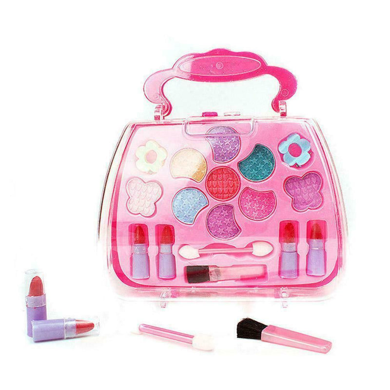 Makeup Set For Kids Cosmetic Girls Gift Eyeshadow Lip Gloss Blushes Gift Y4Y8