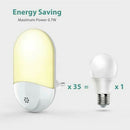 2 -LED Night Light Use motion detector For socke O Kw