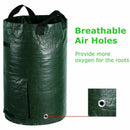 4-Pack 10 Gallon Durable Garden Potato Growing Bags, Aeration Pots with Por