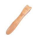 Kids Fashion Cartoon Animal pattern Wooden spoon kitten