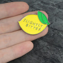 Cute Lemon Corsage Enamel Brooch Pin Badge Shirt Lapel Collar Fruit Pin  LJ