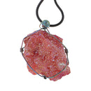 Fashion Red Agate Pendant Necklace Lady Women Gift